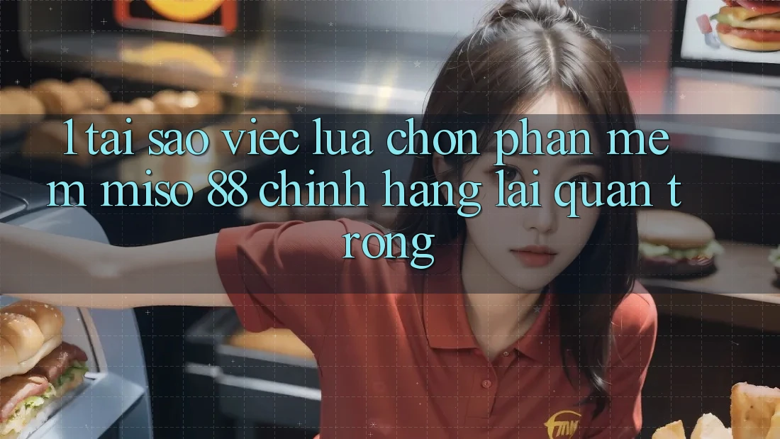 1. Tại Sao Việc Lựa Chọn Phần mềm Miso 88 Chính Hãng Lại Quan Trọng?