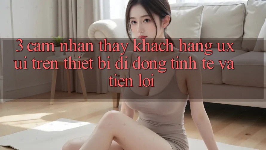 3. Cảm nhận thấy Khách hàng (UX/UI) Trên Thiết Bị Di Động: Tinh Tế và Tiện Lợi