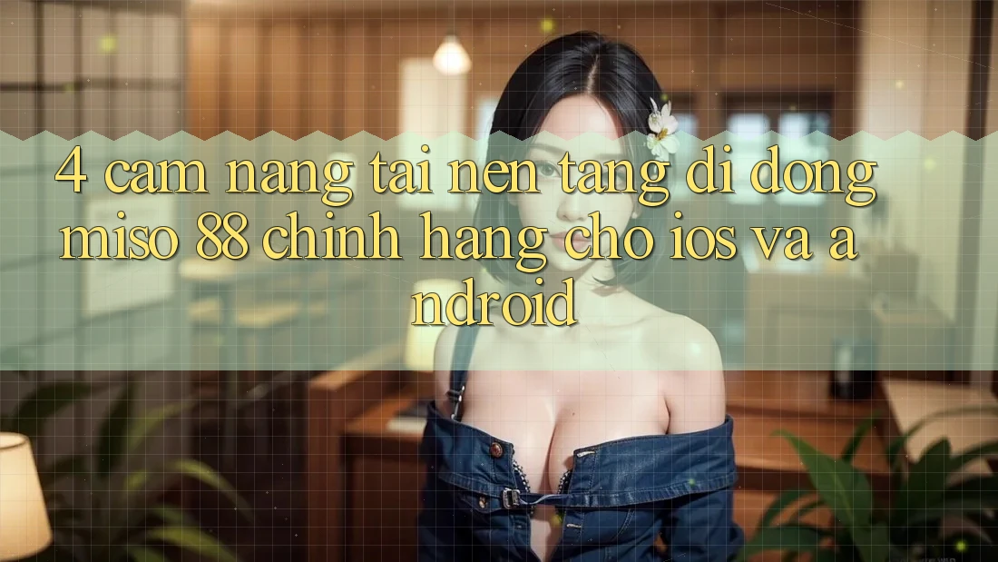 4. Cẩm nang Tải Nền tảng di động Miso 88 Chính Hãng Cho iOS và Android