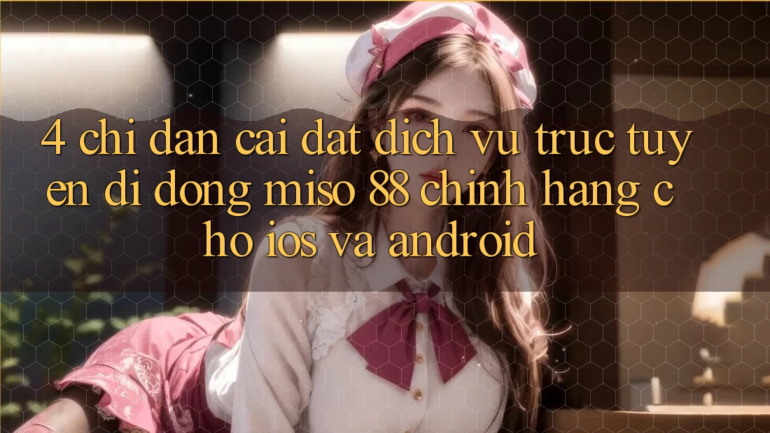 4. Chỉ dẫn Cài Đặt Dịch vụ trực tuyến di động Miso 88 Chính Hãng Cho iOS và Android