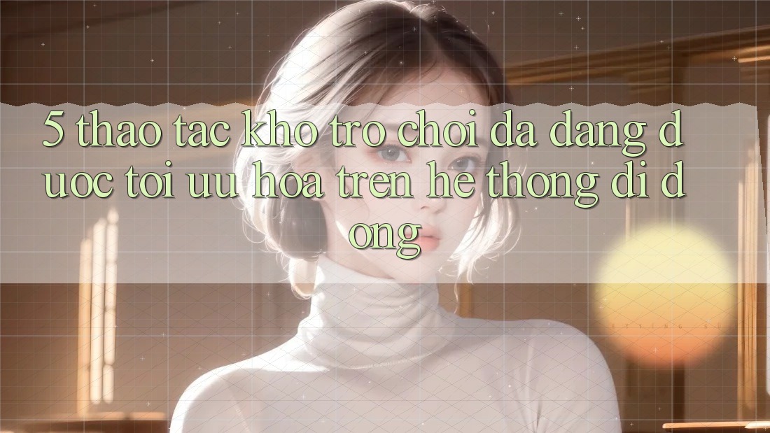 5. Thao tác Kho Trò Chơi Đa Dạng Được Tối Ưu Hóa Trên Hệ thống di động