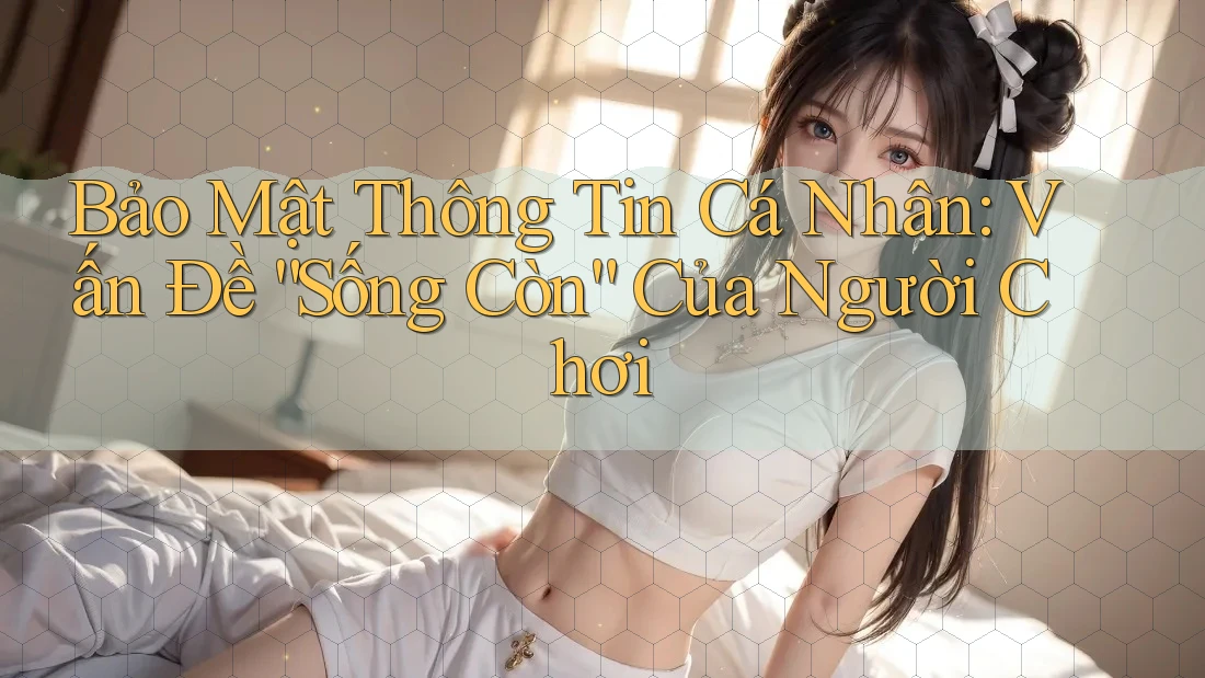 Bảo Mật Thông Tin Cá Nhân: Vấn Đề “Sống Còn” Của Người Chơi