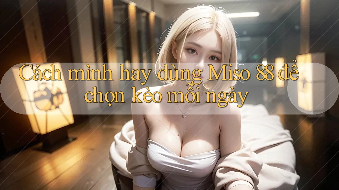 Cách mình hay dùng Miso 88 để chọn kèo mỗi ngày