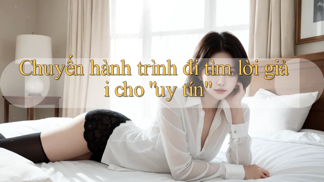 Chuyến hành trình đi tìm lời giải cho “uy tín”