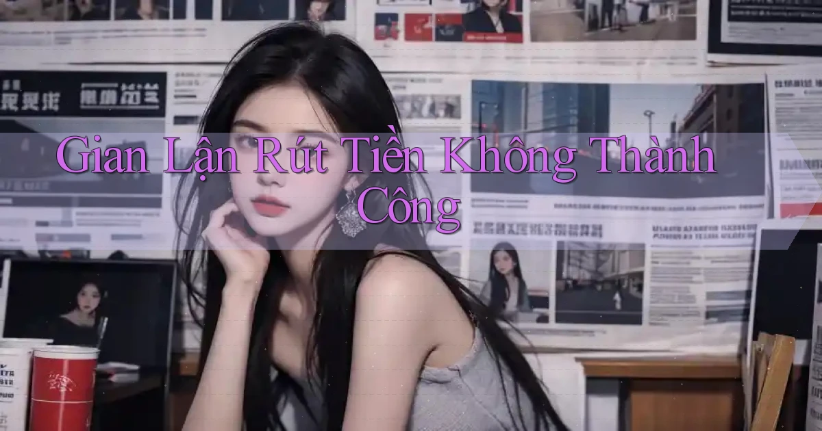 Gian lận Rút tiền không thành công