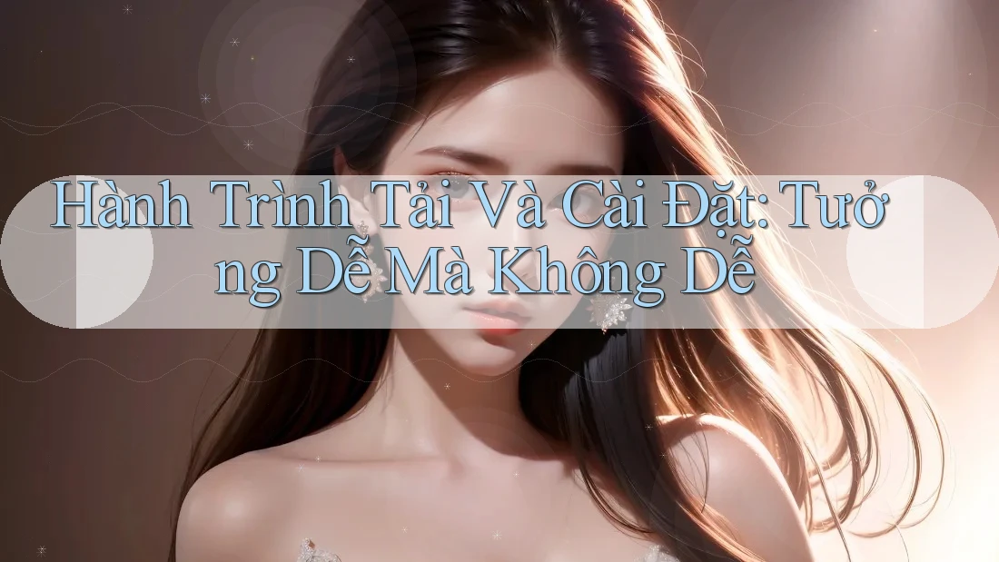 Hành Trình Tải Và Cài Đặt: Tưởng Dễ Mà Không Dễ