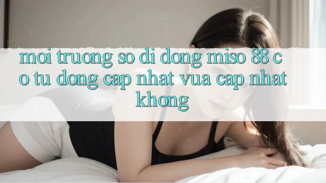 Môi trường số di động Miso 88 có tự động cập nhật vừa cập nhật không?