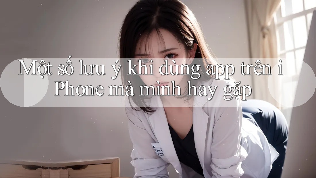 Một số lưu ý khi dùng app trên iPhone mà mình hay gặp