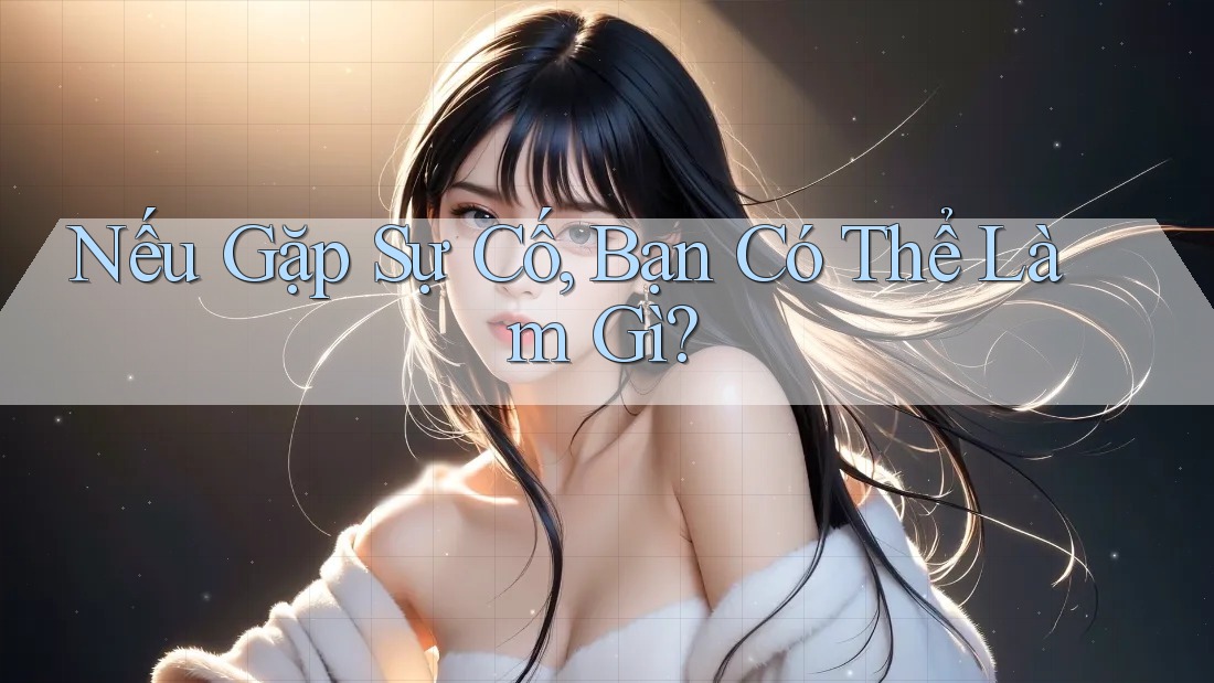 Nếu Gặp Sự Cố, Bạn Có Thể Làm Gì?