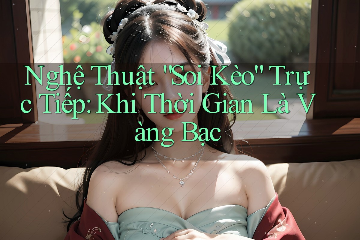 Nghệ Thuật “Soi Kèo” Trực Tiếp: Khi Thời Gian Là Vàng Bạc
