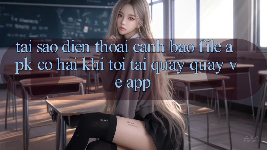 Tại sao điện thoại cảnh báo file APK có hại khi tôi tải quay quay về app?