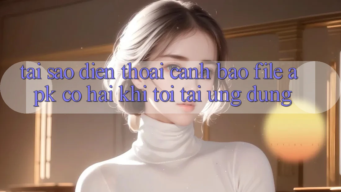 Tại sao điện thoại cảnh báo file APK có hại khi tôi tải ứng dụng?