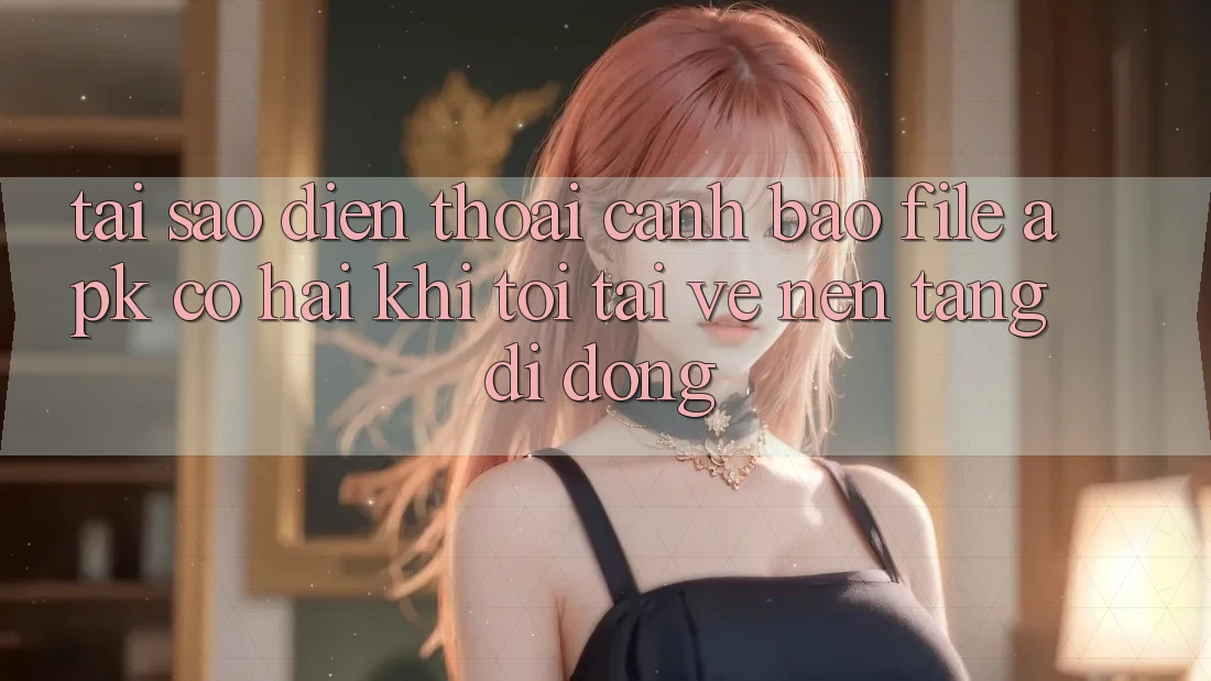 Tại sao điện thoại cảnh báo file APK có hại khi tôi tải về nền tảng di động?