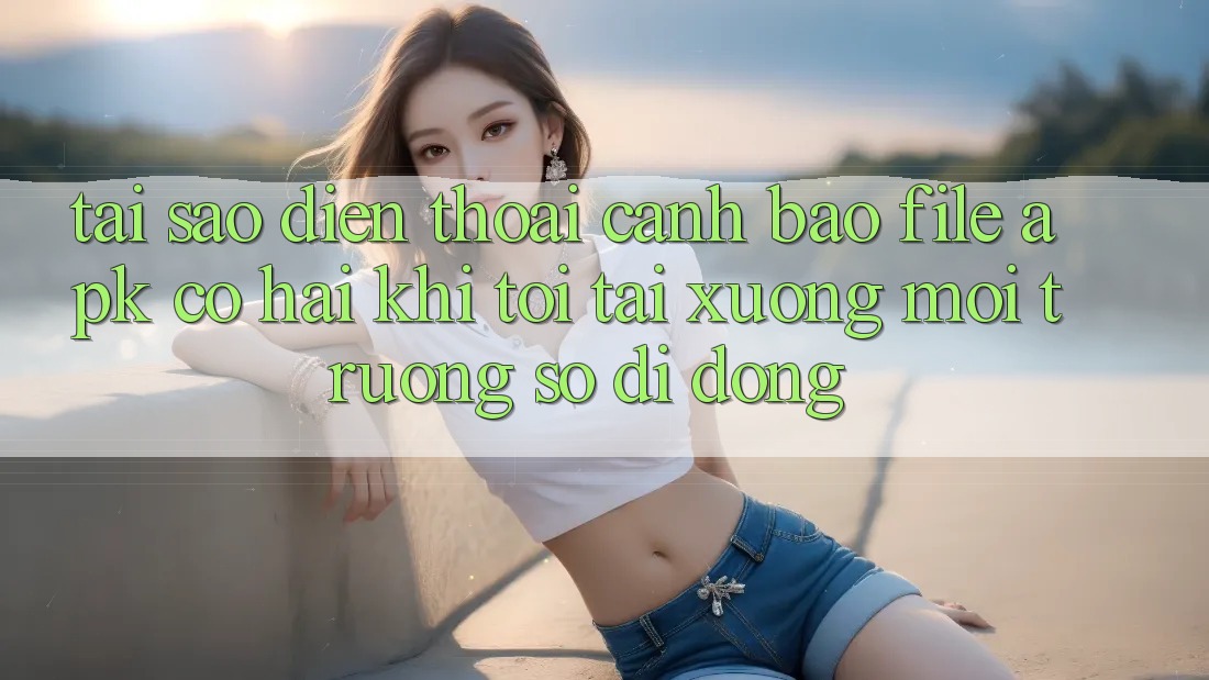 Tại sao điện thoại cảnh báo file APK có hại khi tôi tải xuống môi trường số di động?