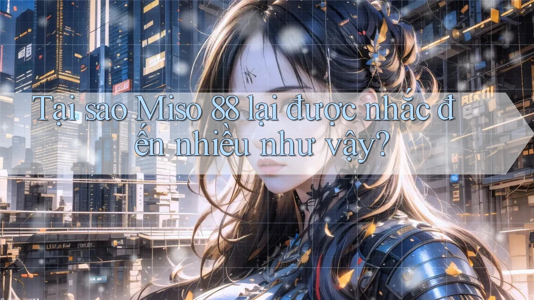 Tại sao Miso 88 lại được nhắc đến nhiều như vậy?