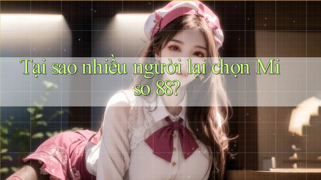 Tại sao nhiều người lại chọn Miso 88?
