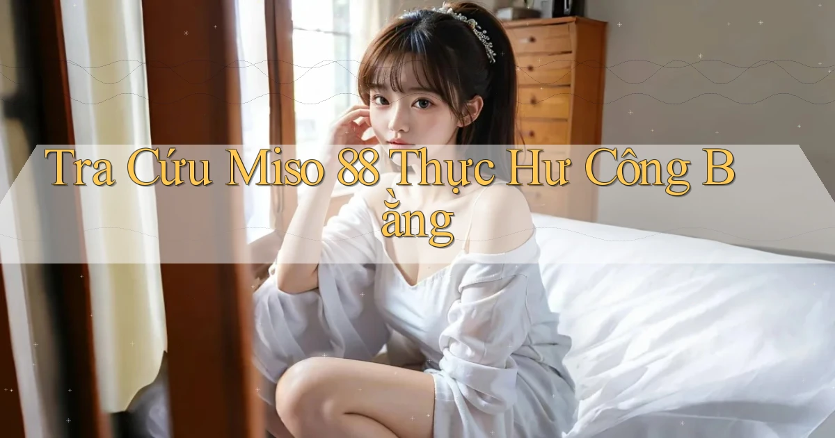 tra cứu miso 88 thực hư công bằng